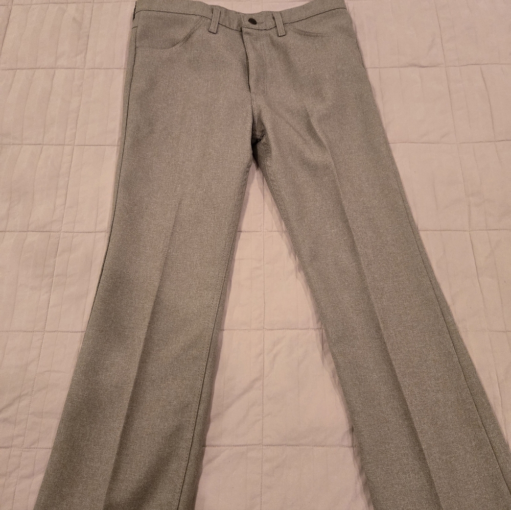 Men's Wrangler Rancher Beige/Tan Casual Pants 34x27